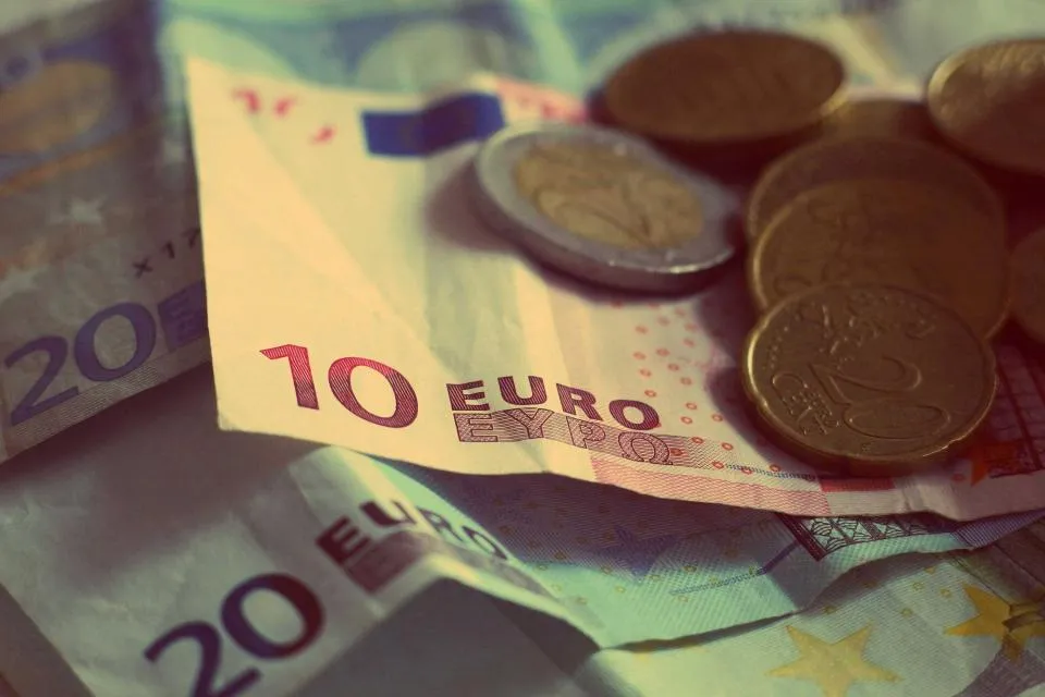 Billets et pièces en euros